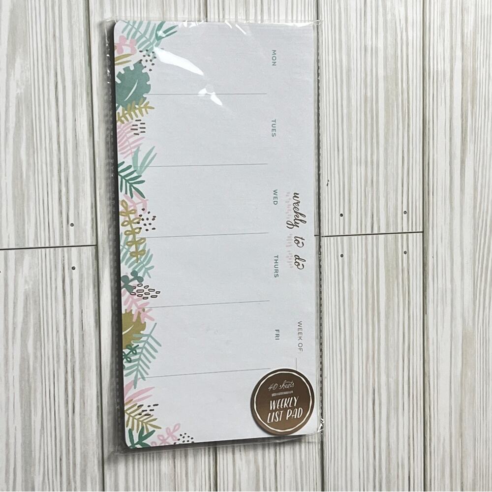 Weekly Calendar Productivity Organization Notepad - Picture 5 of 6